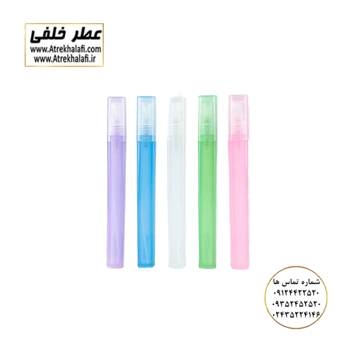 ظرف عطر اسپری رز 6 میل رنگی استار عطر خلفی ظرف عطر اسپری رز 5 میل رنگی استار عطر خلفی ظرف عطر اسپری 5 میل رز رنگی پلاستیکی پلی اتیلن در مرکز فروش و پخش عمده عطرخلفی با قیمت مناسب و ارزان در مدل های رولی غلطکی اسپری رنگی شفاف ساده عطر و ادکلن